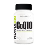 NutraBio CoQ10 Supplement 50g front view