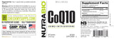 NutraBio CoQ10 Supplement 50g nutritional information