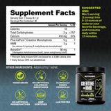 NutraBio Creatine HMB Powder in a gym setting