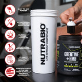 NutraBio Creatine HMB Powder nutritional information