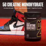 NutraBio Creatine Monohydrate 300g with measuring scoop