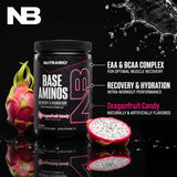 NutraBio EAA + BCAA Performance Formula 10g back view