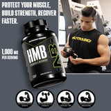 NutraBio HMB Supplement 104g side view showing capsule