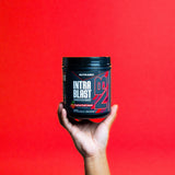 NutraBio Intra Blast BCAA Powder 717g lifestyle scene