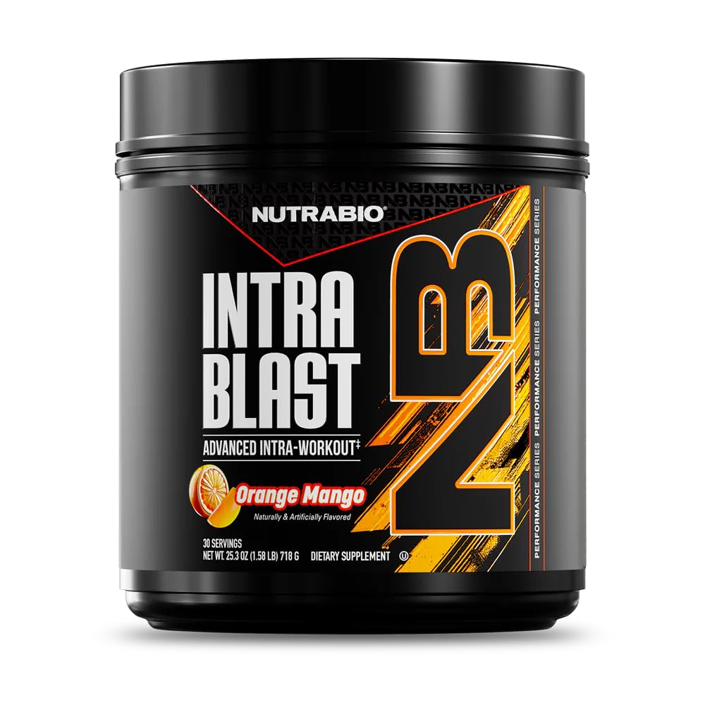 NutraBio Intra Blast BCAA Powder 718g front view