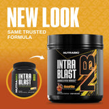 NutraBio Intra Blast BCAA Powder 725g packaging