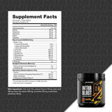 NutraBio Intra Blast BCAA Powder 725g with shaker