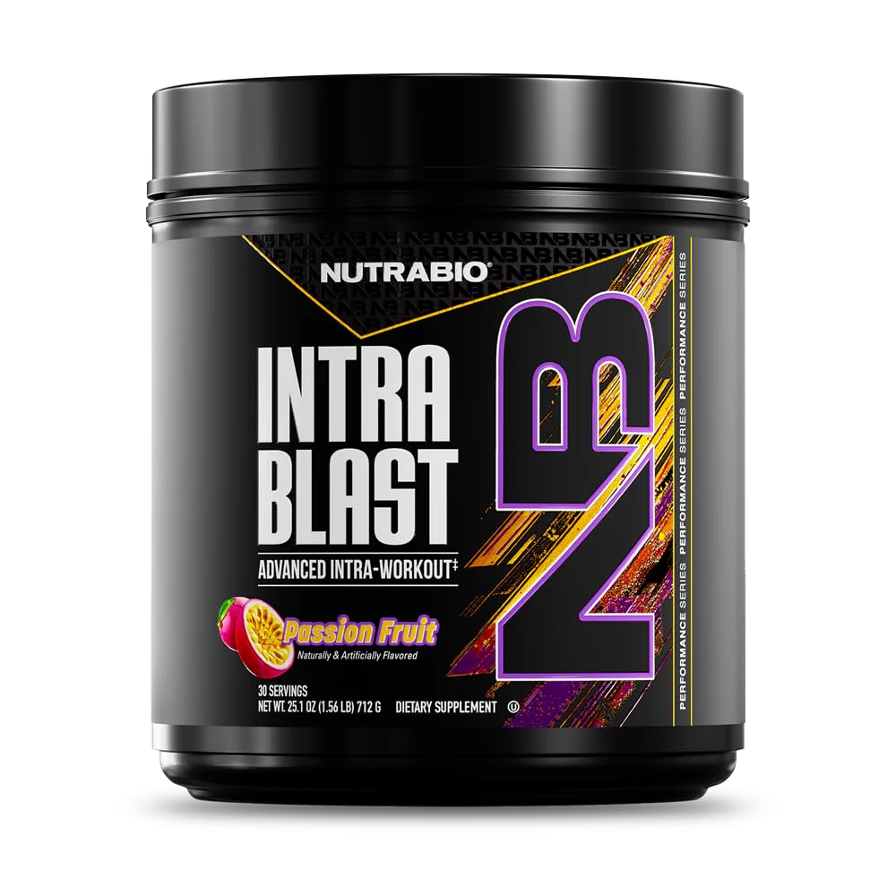 NutraBio Intra Blast BCAA Powder 726g front view