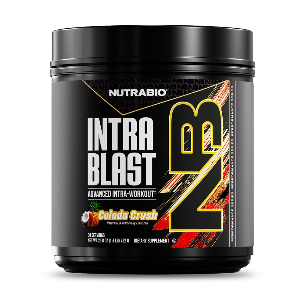 NutraBio Intra Blast BCAA Powder 848g front view