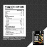 NutraBio Intra Blast BCAA Powder 848g with workout gear