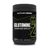 NutraBio L-Glutamine Powder 500g front view