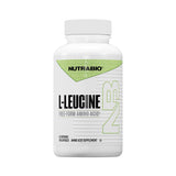 NutraBio L-Leucine Amino Acid Capsules front view