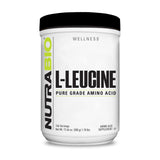 NutraBio Leucine 500g front view packaging