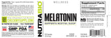 NutraBio Melatonin Sleep Aid 3mg capsules close-up