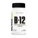 NutraBio Methyl B-12 Supplement 68g front view