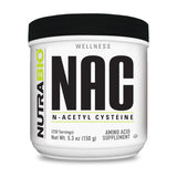 NutraBio N-Acetylcysteine 50g front view