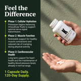 NutraBio Potassium Supplement 99mg 60 Capsules packaging