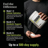 NutraBio Taurine Powder 500g scoop for serving size