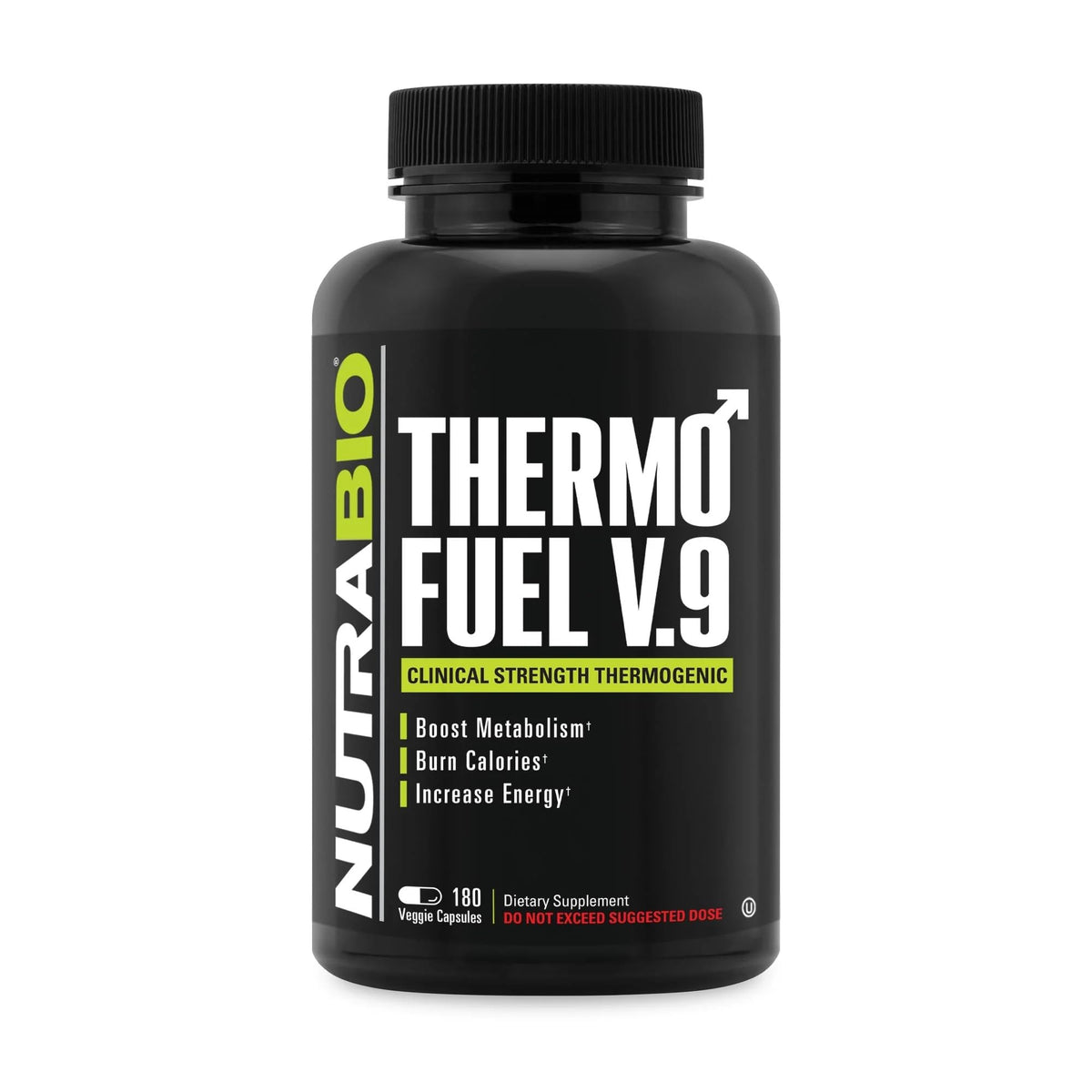 NutraBio ThermoFuel V9 Thermogenic Fat Burner front view