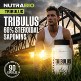 NutraBio Tribulus Terrestris Supplement 68g capsule close-up