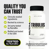 NutraBio Tribulus Terrestris Supplement 68g lifestyle scene