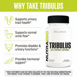 NutraBio Tribulus Terrestris Supplement 68g packaging