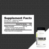 NutraBio Tribulus Terrestris Supplement 68g side view