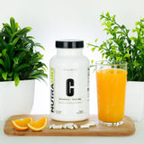 NutraBio Vitamin C 1000mg supplement side view