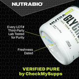 NutraBio Zinc Bisglycinate Chelate bottle with a meal