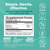 NutraBulk Melatonin 10mg Sleep Supplement Tablets close-up of tablets