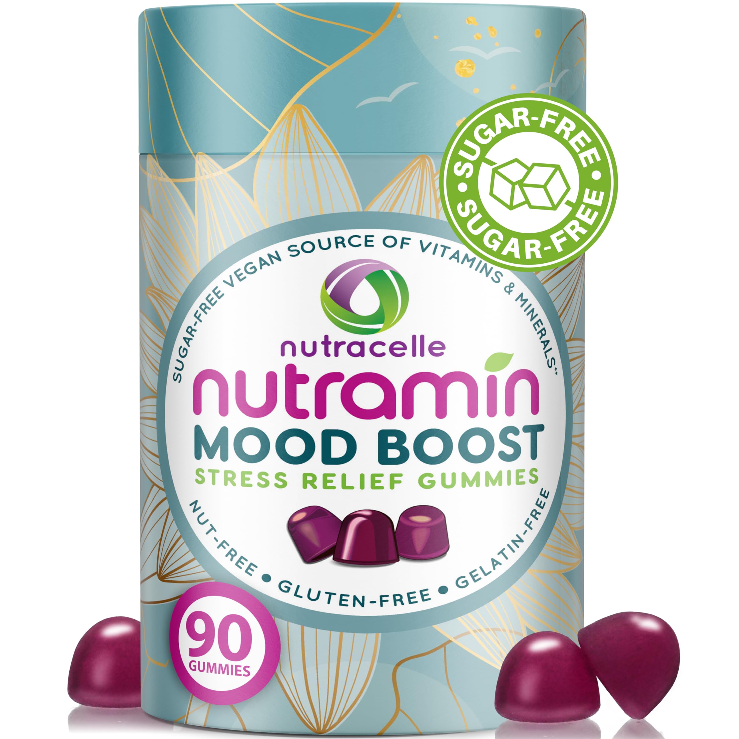 Nutracelle Mood support Gummies front view packaging