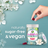 Nutracelle Mood support Gummies with fresh strawberries