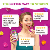 Nutracelle Nutramin Adult Multivitamin Gummies in a bowl