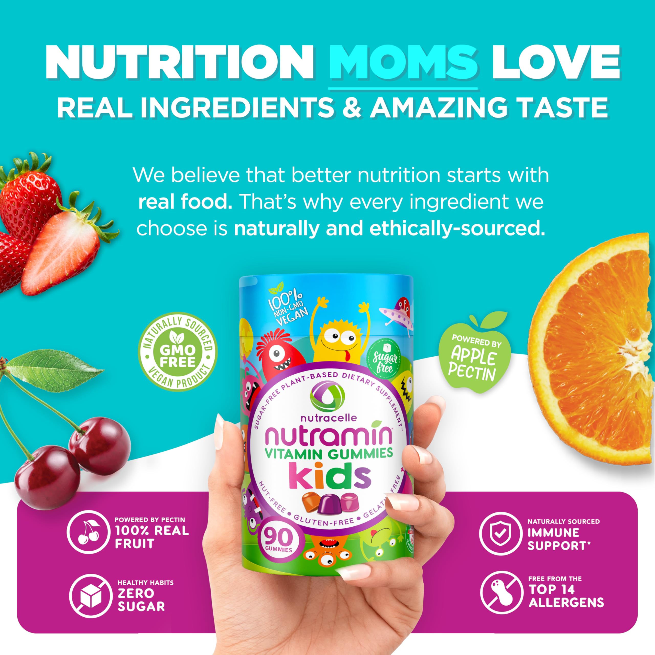 Nutracelle Nutramin Kids Gummies in Cherry flavour