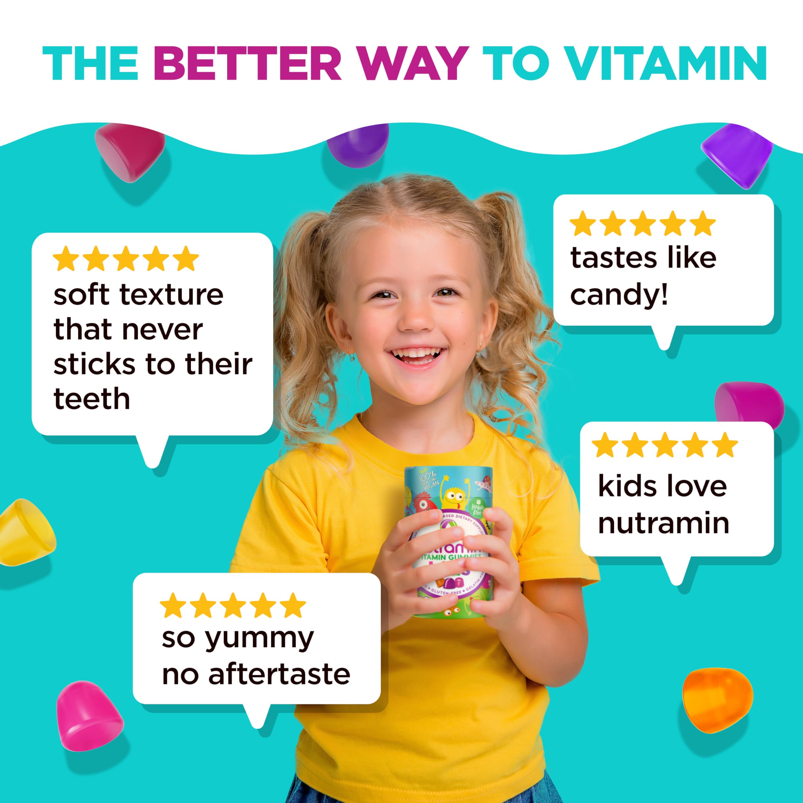 Nutracelle Nutramin Kids Gummies ingredients list