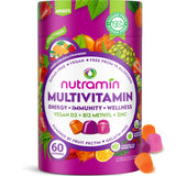 Nutracelle Sugar-Free Vegan Multivitamin Gummies front view