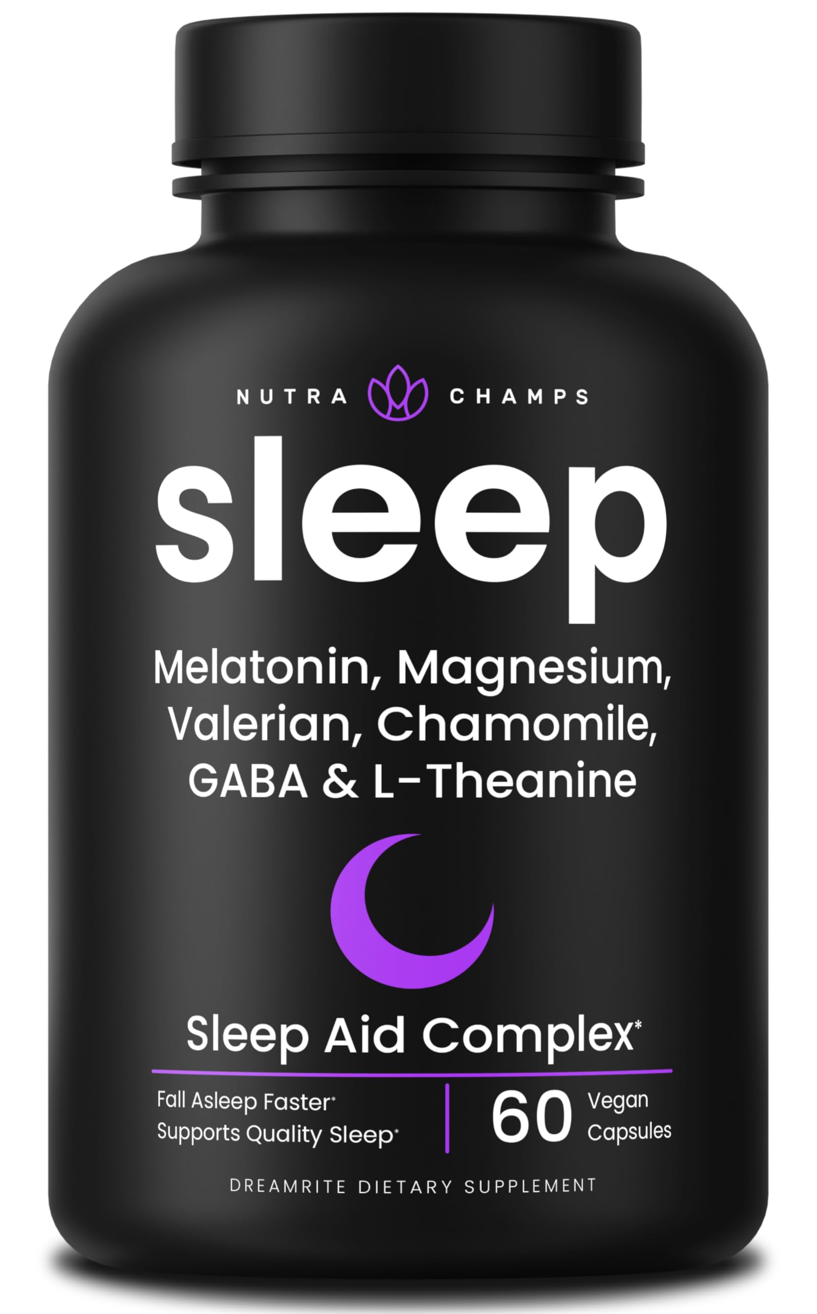 NutraChamps 10-in-1 Sleep Solution Capsules front view