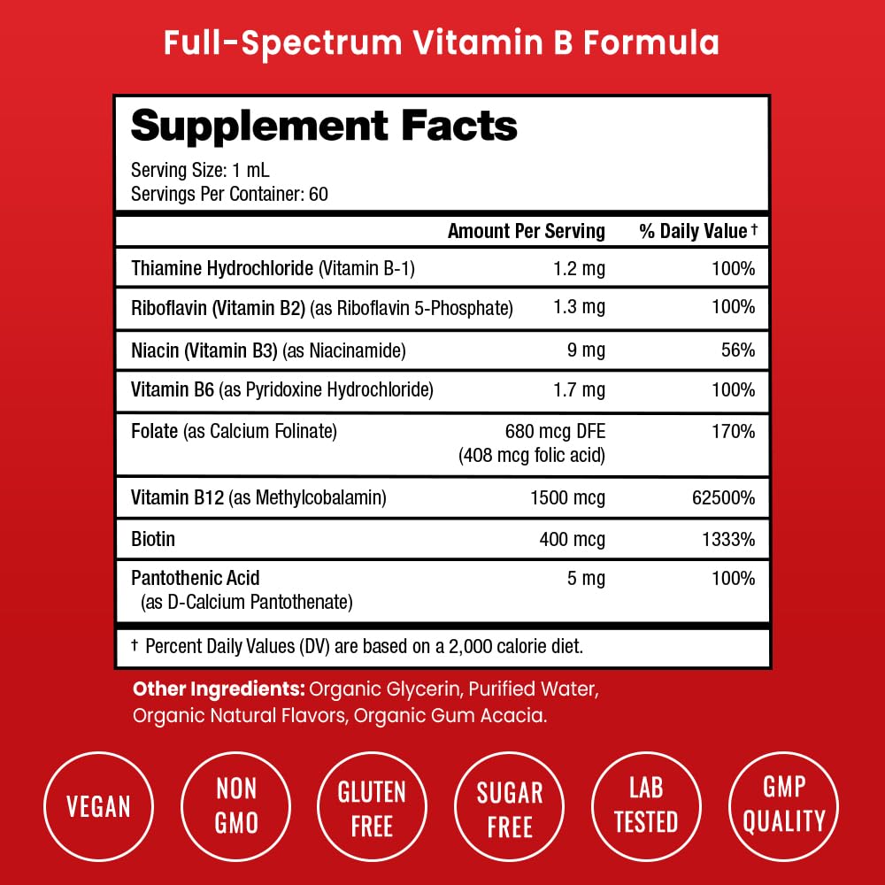 NutraChamps B-Complex Liquid Drops packaging