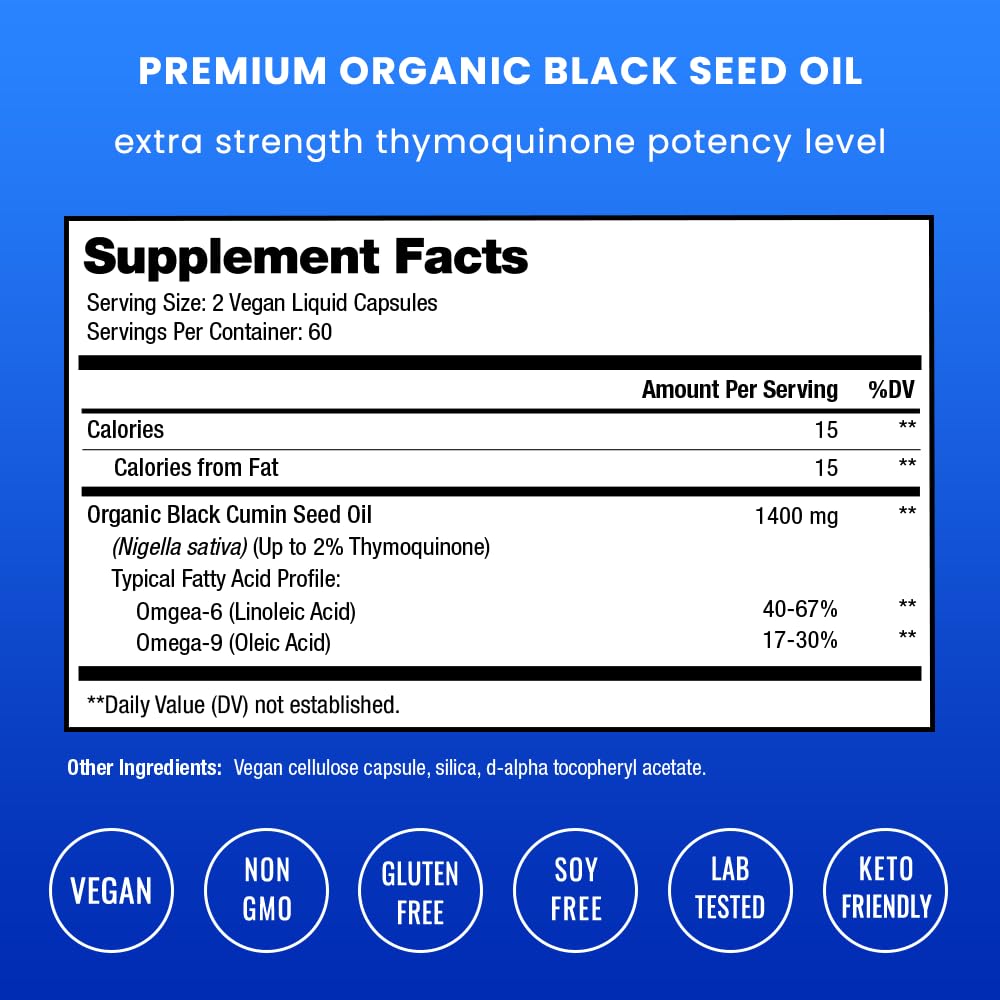 NutraChamps Black Seed Oil bottle with label