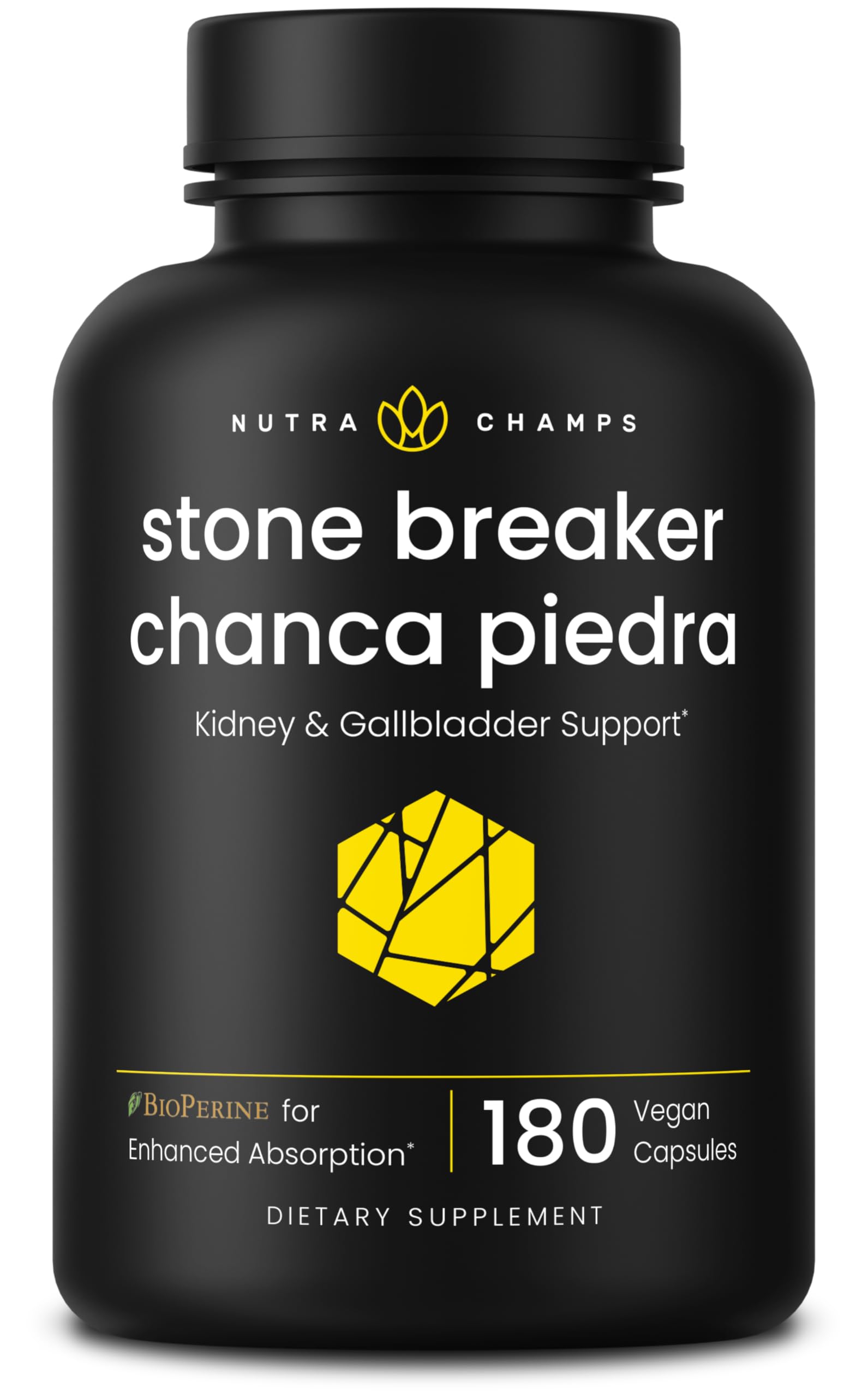 NutraChamps Chanca Piedra 60 capsules front view