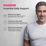 NutraChamps Complete Blood Pressure Support Capsules bottle with cap