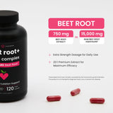 NutraChamps Complete Blood Pressure Support Capsules on a wooden table