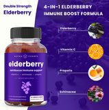 NutraChamps Elderberry Gummies close-up of gummies
