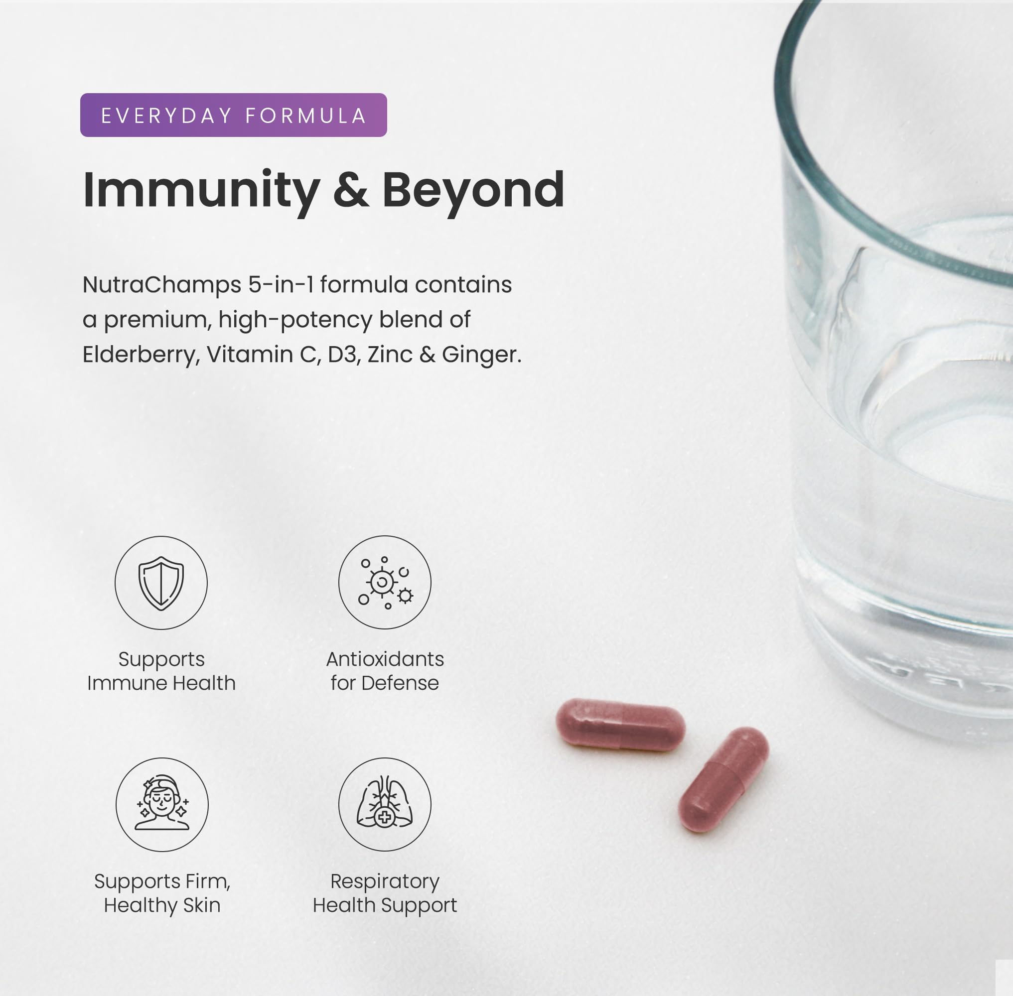 NutraChamps Elderberry Supplement ingredients list