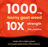 NutraChamps Horny Goat Weed product with herbal background