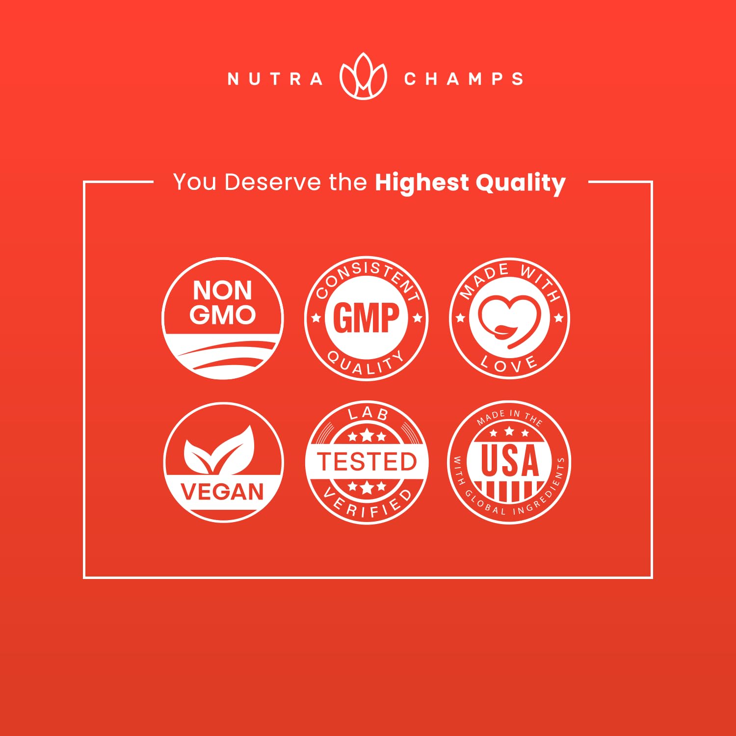 NutraChamps Horny Goat Weed supplement with measuring spoon