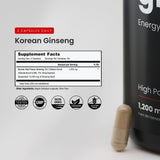 NutraChamps Korean Red Ginseng Extract bottle on a table
