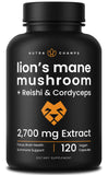 NutraChamps Lion's Mane Mushroom Capsules front view