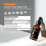 NutraChamps Lion’s Mane Mushroom Extract 10:1 drops in a glass of water