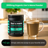NutraChamps Lion's Mane Mushroom Powder close-up of powder